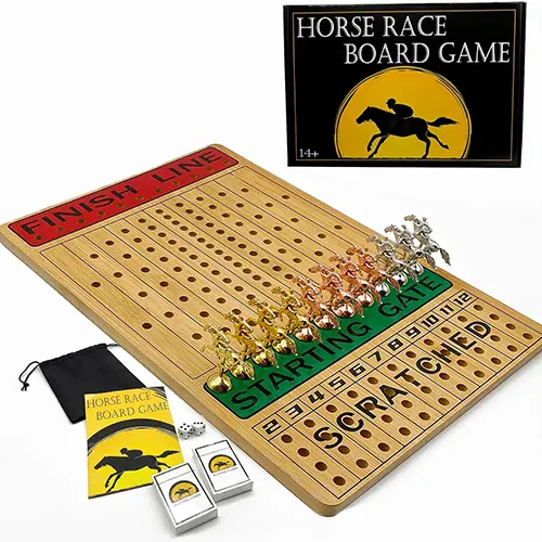Grand Derby Classic: Bamboo Horse Racing Board Game Grand Derby Classic: Bamboo Horse Racing Board Game
